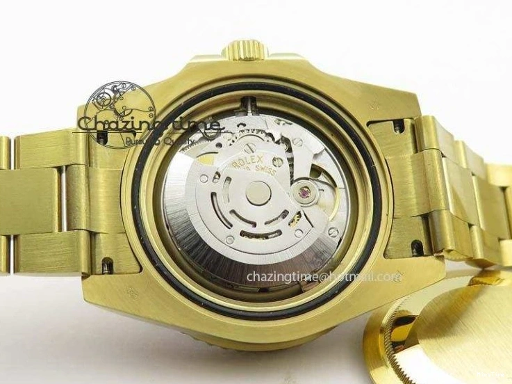 MiroTime 0216 SportInspired GMT-Master II 116718LN YG Bp-Maker Green Dial Ceramic Bezel On YG Bracelet A 3777